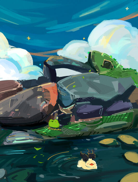 Pleinair malaysia tree frog