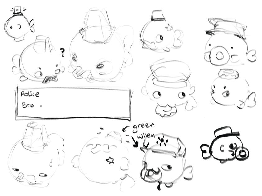 Fish police concept art